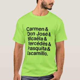 カルメンのキャラクターのTシャツ Tシャツ