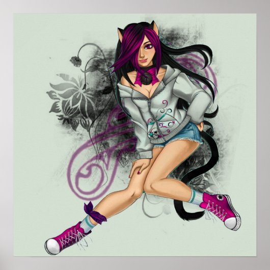 カルメンの魔法の猫の女の子 ポスター (正面)