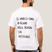 カルメンのTシャツ Tシャツ (裏面)