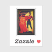 カルメン・オペラのポスター シール (シート)