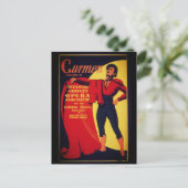 カルメン・オペラのポスター ポストカード (スタンド正面)