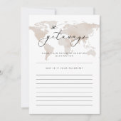 カルメン トラベル ゲットアウェイズ ブライダルシャワー ゲーム カード (正面)