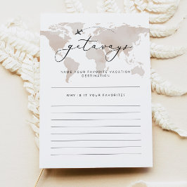 カルメン トラベル ゲットアウェイズ ブライダルシャワー ゲーム カード