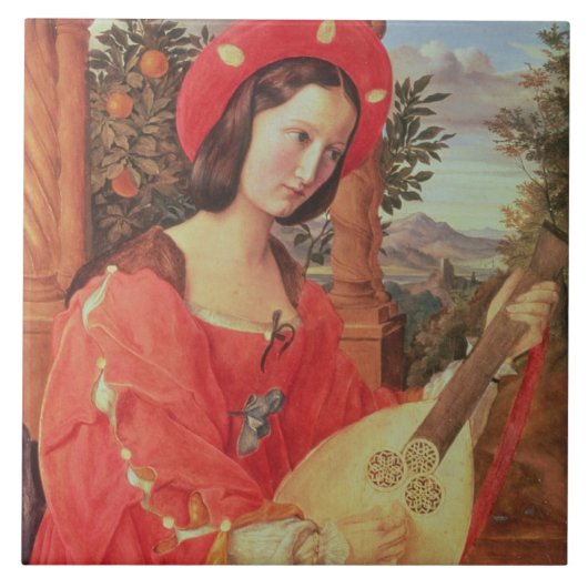 カルラBiancaフォンQuandt、c.1820 (キャンバスの油) タイル (正面)