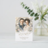 カルルとツィタのカトリック結婚祈祷カード 名刺 (スタンド正面)