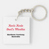 カルルカルル「悪魔の大理石」 キーホルダー (裏面)