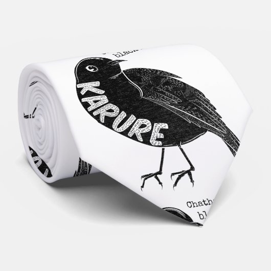 カルレチャサムアイランドブラックロビン ネクタイ (ロール)