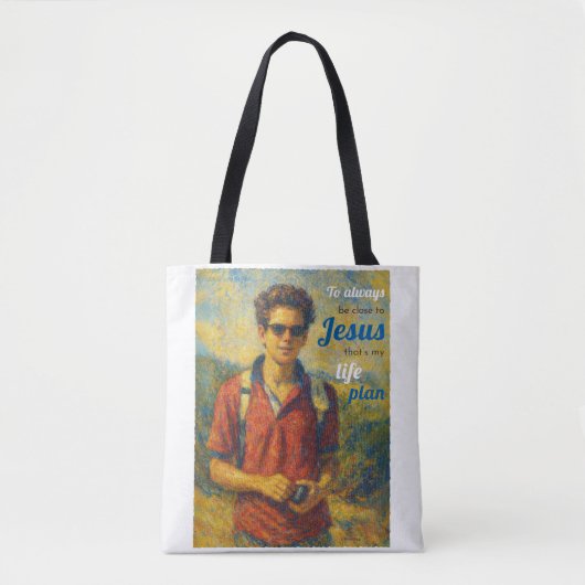 カルロアクチュス引用文トート トートバッグ (正面)