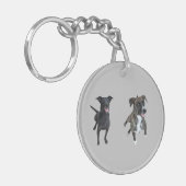 カルロス犬 キーホルダー (正面左)