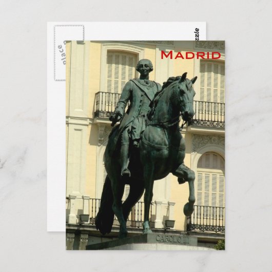 カルロスIII ポストカード (正面/裏面)