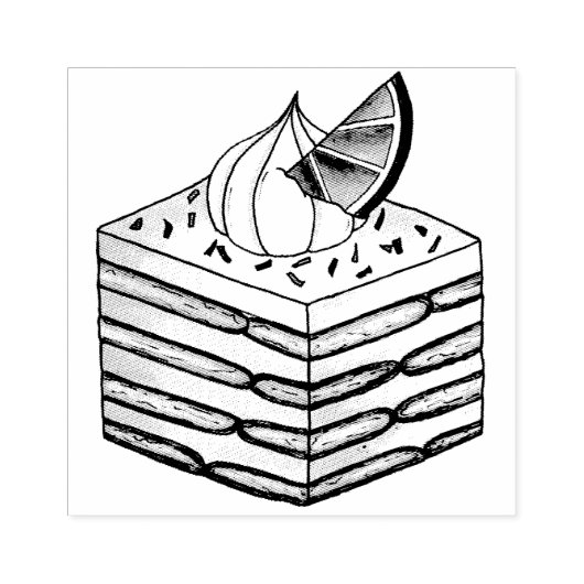 カルロタデリモンメキシコアイスボックスケーキベイクセール ラバースタンプ (インプリント)