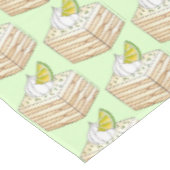 カルロタデリモンメキシコライムアイスボックスケーキスライス テーブルクロス (アングル)