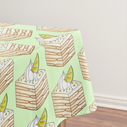 カルロタデリモンメキシコライムアイスボックスケーキスライス テーブルクロス (インサイチュ)