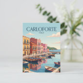 カルロフォルテ港 イタリア ポストカード (スタンド正面)