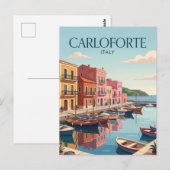 カルロフォルテ港 イタリア ポストカード (正面/裏面)
