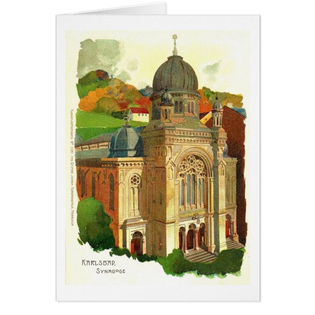 カルロヴィ・ヴァリ（カルズバッド）シナゴーグ (正面)