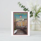 カルロヴィ・ヴァリ – センニースリバー冬 ポストカード (スタンド正面)