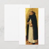 カルロ・クリヴェッリによる聖ドミニコ サンキューカード (正面/裏面)