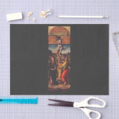 カルロ・クリヴェッリの『磔刑』 薄葉紙 (クラフト)