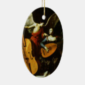 カルロ・サラチェニの『聖セシリアと天使』 セラミックオーナメント (右)