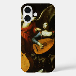 カルロ・サラチェーニによる『聖セシリアと天使』 iPhone 16ケース