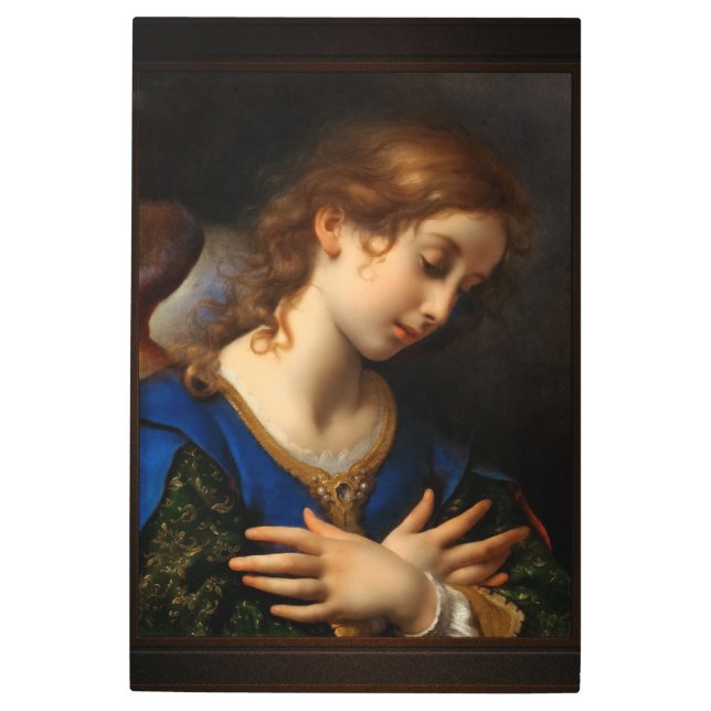 カルロ・ドルチによる受胎告知の天使 メタルプリント (正面)