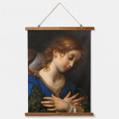 カルロ・ドルチによる受胎告知の天使 吊り下げ型タペストリー (正面)