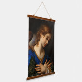 カルロ・ドルチによる受胎告知の天使 吊り下げ型タペストリー (傾斜あり)