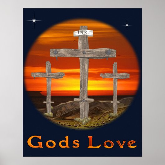 カルヴァリのクリスチャン・アート・ポスター ポスター (正面)