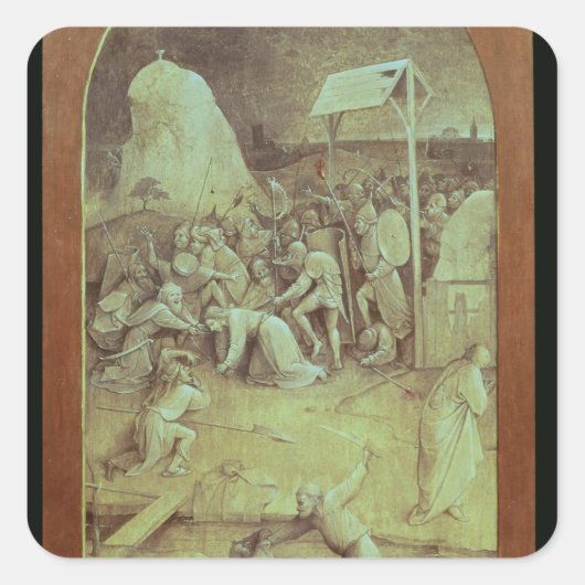 カルヴァリへの道の上のキリスト スクエアシール (正面)