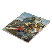 カルヴァリー1749年への道のキリスト(キャンバスの油 タイル (側面)