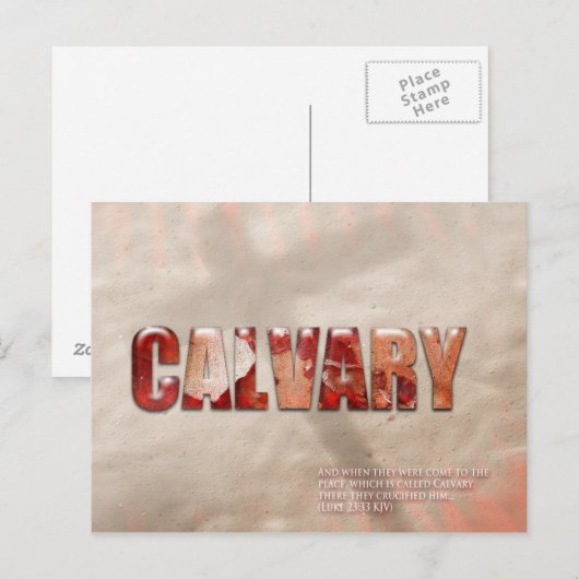 カルヴァリ ポストカード (正面/裏面)