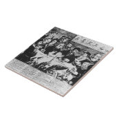 カルヴァンおよびLuther (版木、銅版、版画) タイル (側面)