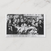 カルヴァンおよびLuther (版木、銅版、版画) 名刺 (裏面)