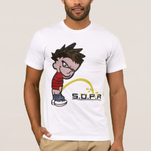 カルヴァンの小便SOPA Tシャツ