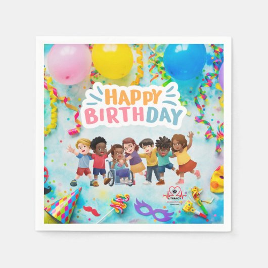 カルヴィンパーティーナプキンズバイションドラM.クアレス スタンダードカクテルナプキン (正面)