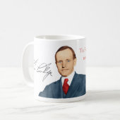 カルヴィンCoolidge Mug #18 コーヒーマグカップ (正面左)