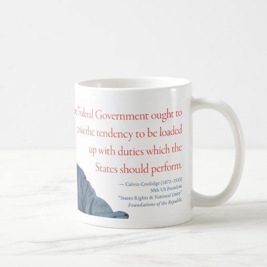 カルヴィンCoolidge Mug #18 コーヒーマグカップ (右)
