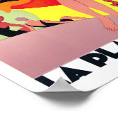 カルヴィ・フランスヴィンテージ旅行 ポスター (角)