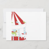 カルーセル誕生日パーティー 招待状 (裏面)