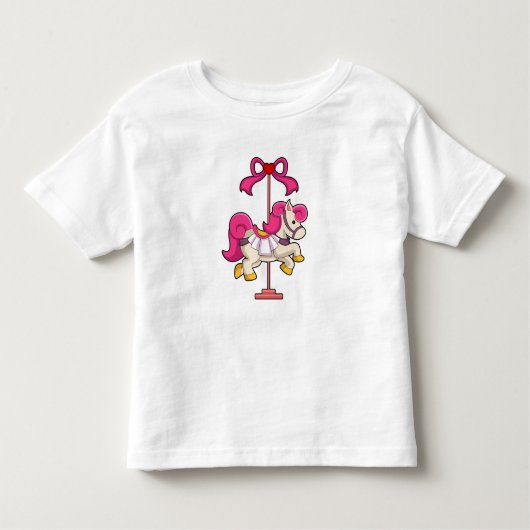 カルーセル馬としての馬.PNG トドラーTシャツ (正面)