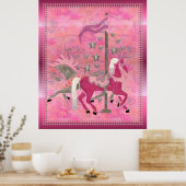 カルーセル・ドリームス・ナーサリー　子供の作品 ポスター (キッチン)