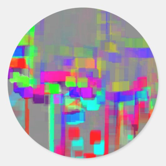 「カルーセル」幾何学芸術 ラウンドシール (正面)