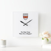 カルータイムタイムに戸棚を作る予定だった スクエア壁時計 (ホーム)