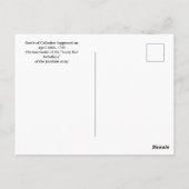 カルーデン＝ムーア ポストカード (裏面)