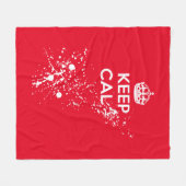 カル保... フリースブランケット (正面(横))