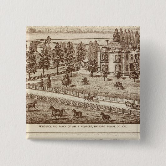 カル、ハンフォード、ランチ 缶バッジ (正面)