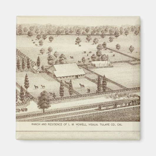 カル・ヴィサリア・ランチ マグネット (正面)