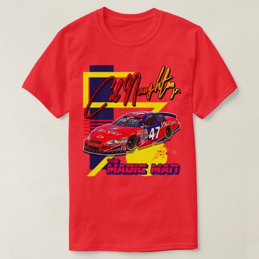 カルNaughton Jr Ricky Bobby SHAKEとBAKE Tシャツ (デザイン正面)