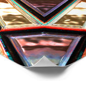 カレイドスコープアート 40A-40B 画像オプション ポスター (角)